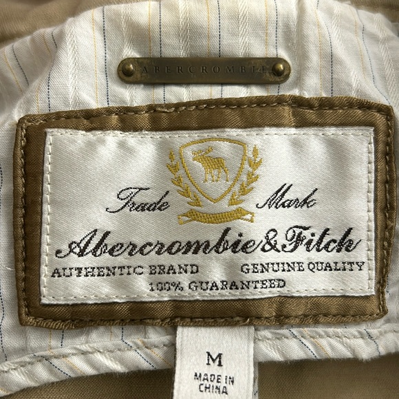 Women’s, Abercrombie & Fitch, Blazer style Shacket, Medium, Tan - Picture 8 of 11